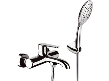 ARMONIA - Wall-mounted single handle brass bathtub set by Rubinetterie Mariani - view 3